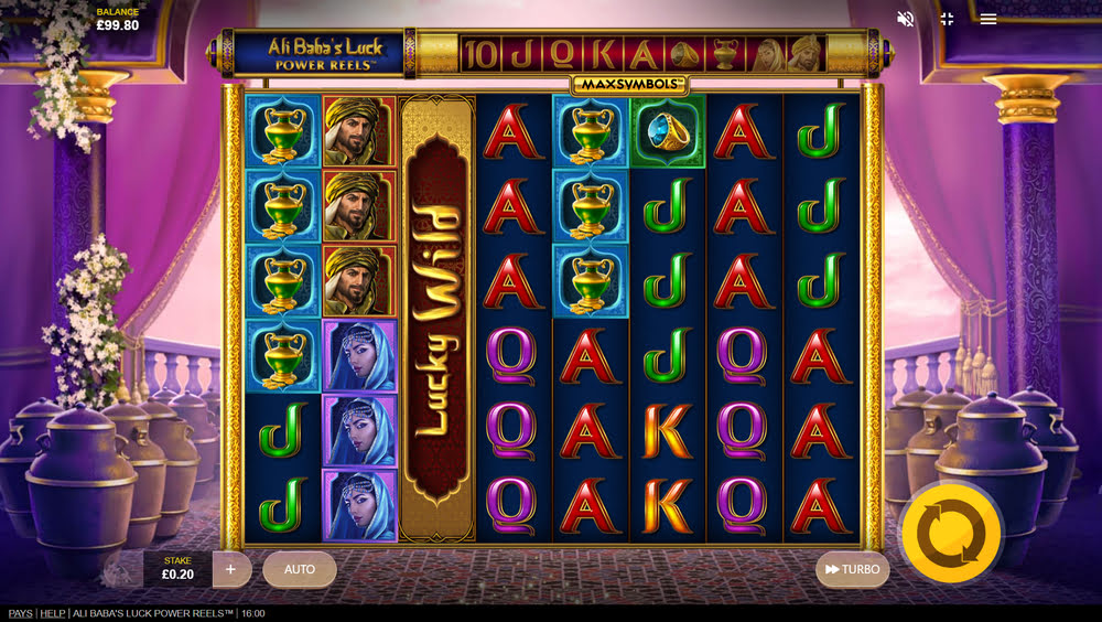 Ali Baba's Luck Power Reels Red Tiger Gaming
